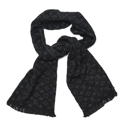 lv scarf au|louis vuitton scarf women's black.